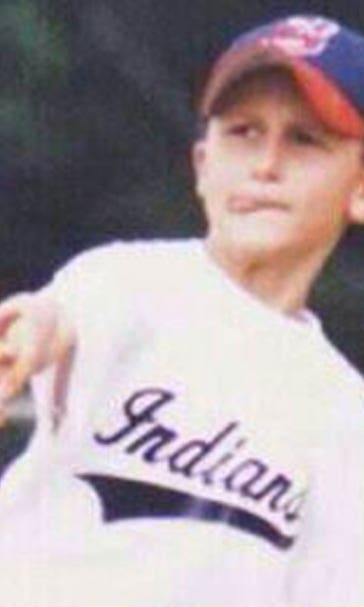 PHOTO: Young Johnny Football in Indians uni